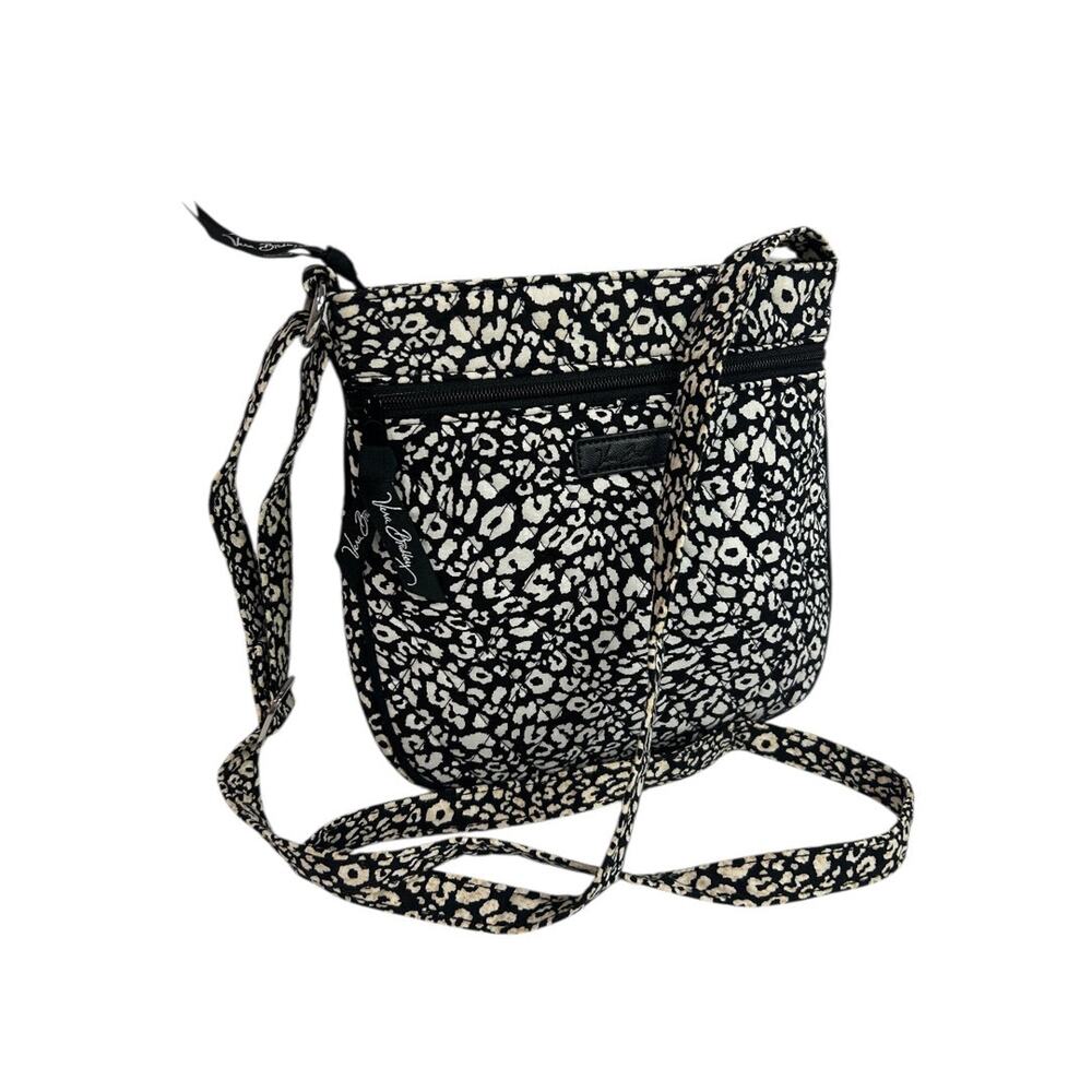 Vera Bradley Camocat Hipster Bag Crossbody‎ Black White